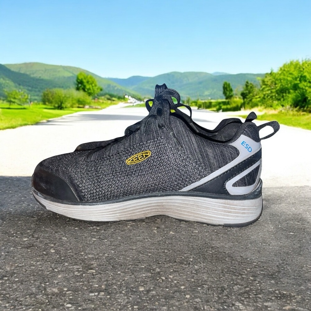 KEEN Sparta ESD Safety Toe Work Comfort Sneakers Women's Shoes Size 9.5 M, Black